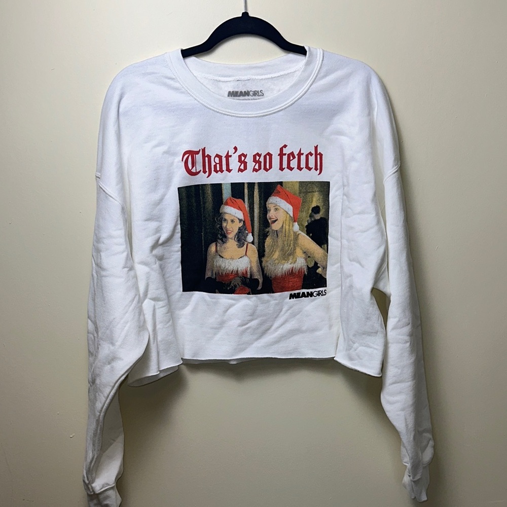 Mean Girls White Graphic Sweatshirt Size XL